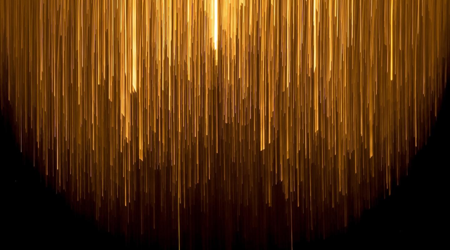 Abstract hanging light